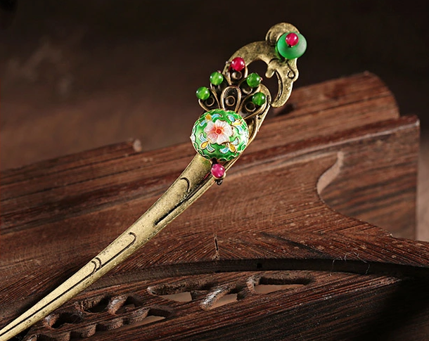 錦繡年華發(fā)飾古風盤發(fā)簪子頭飾