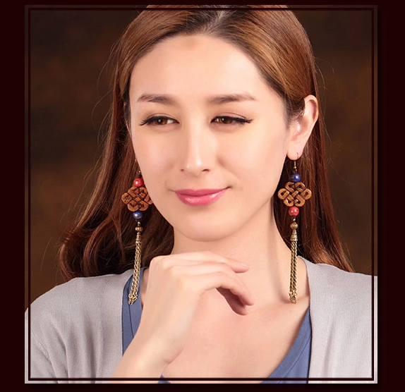 家佳樂文學古典氣質(zhì)耳環(huán)首飾