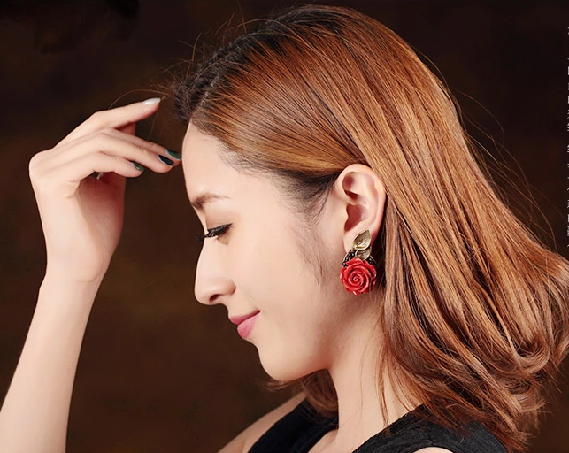 瑰覓家佳樂文學時尚耳釘首飾