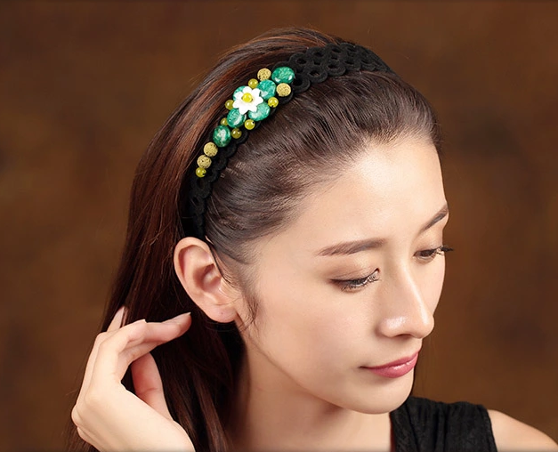 青檸悠悠花開時尚家佳樂文學(xué)發(fā)箍發(fā)卡頭飾