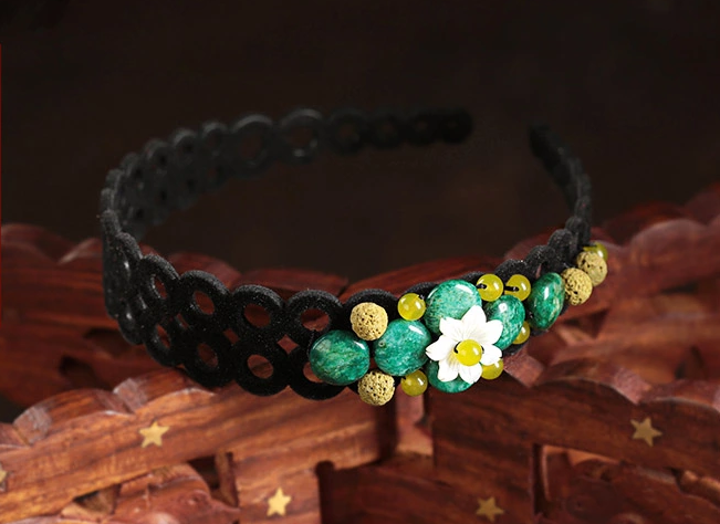 青檸悠悠花開時尚家佳樂文學(xué)發(fā)箍發(fā)卡頭飾