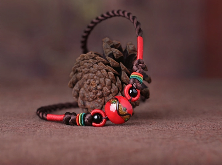 琉璃配飾鎖骨鏈時尚家佳樂文學項鏈首飾