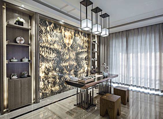 當(dāng)新中式書房遇上茶室