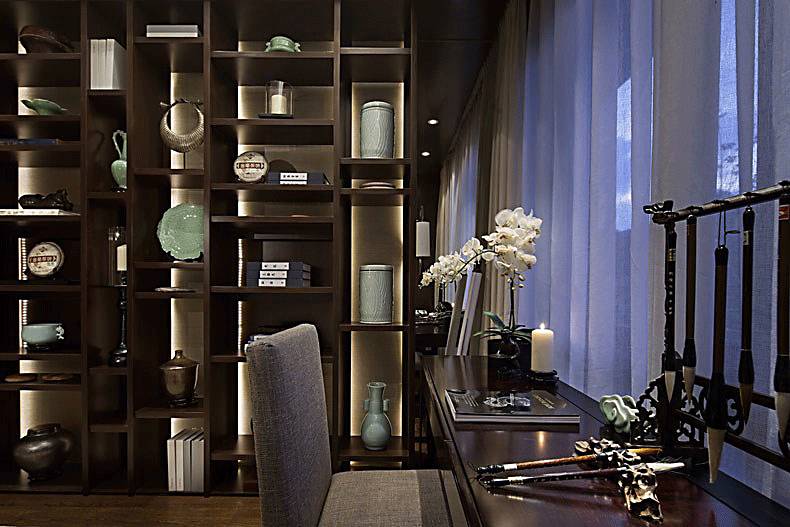 當新中式書房遇上茶室