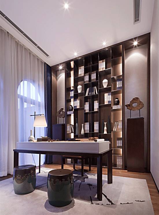 當新中式書房遇上茶室