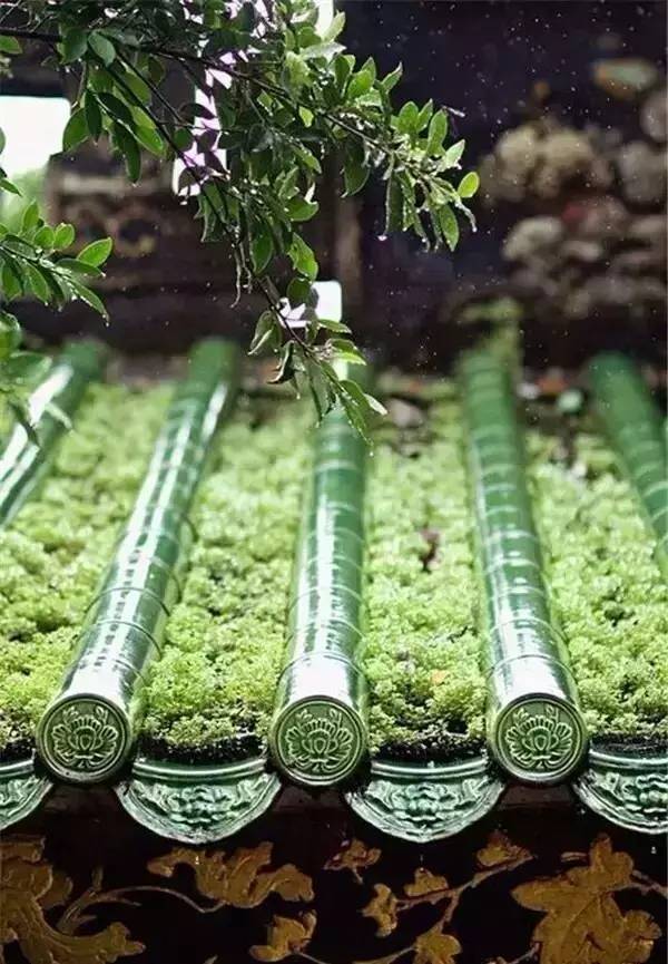 古建筑，一片瓦，遮風(fēng)擋雨