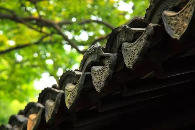 古建筑，一片瓦，遮風(fēng)擋雨