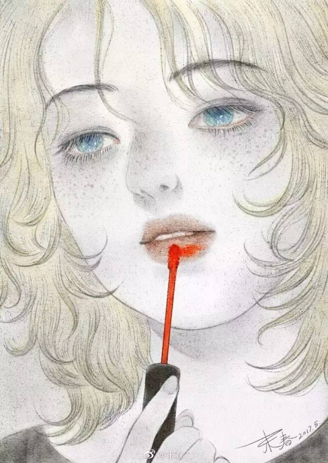 獨特中國美，最美插畫，膚如凝脂珠圓玉潤民國