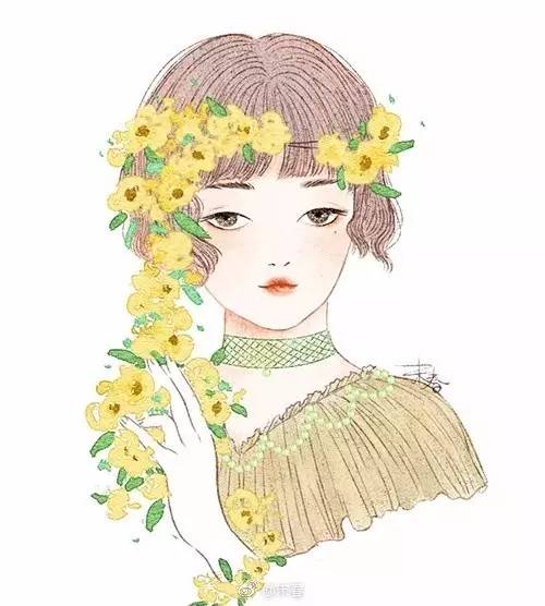 獨特中國美，最美插畫，膚如凝脂珠圓玉潤民國