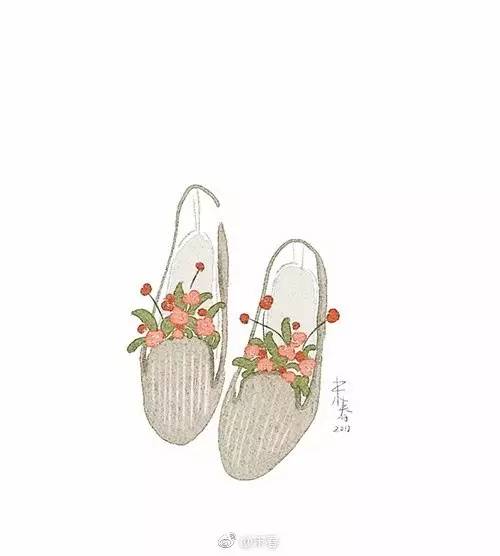 獨(dú)特中國美，最美插畫，膚如凝脂珠圓玉潤民國