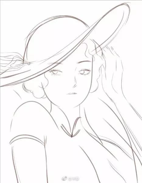 獨(dú)特中國美，最美插畫，膚如凝脂珠圓玉潤民國