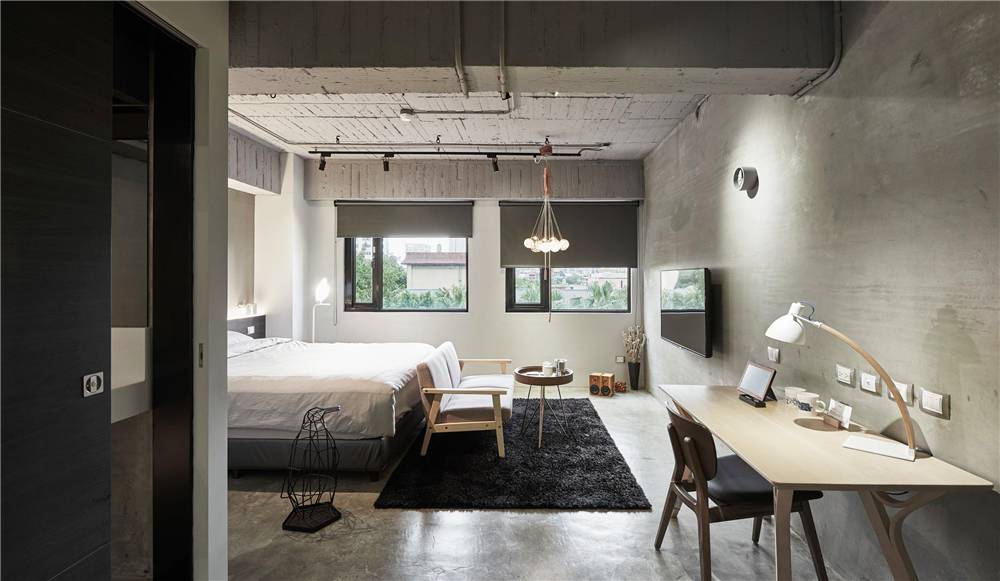 水泥毛坯房遇到中式禪意，最原生態(tài)的高級(jí)灰典