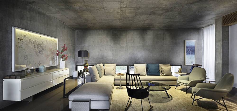 水泥毛坯房遇到中式禪意，最原生態(tài)的高級灰典