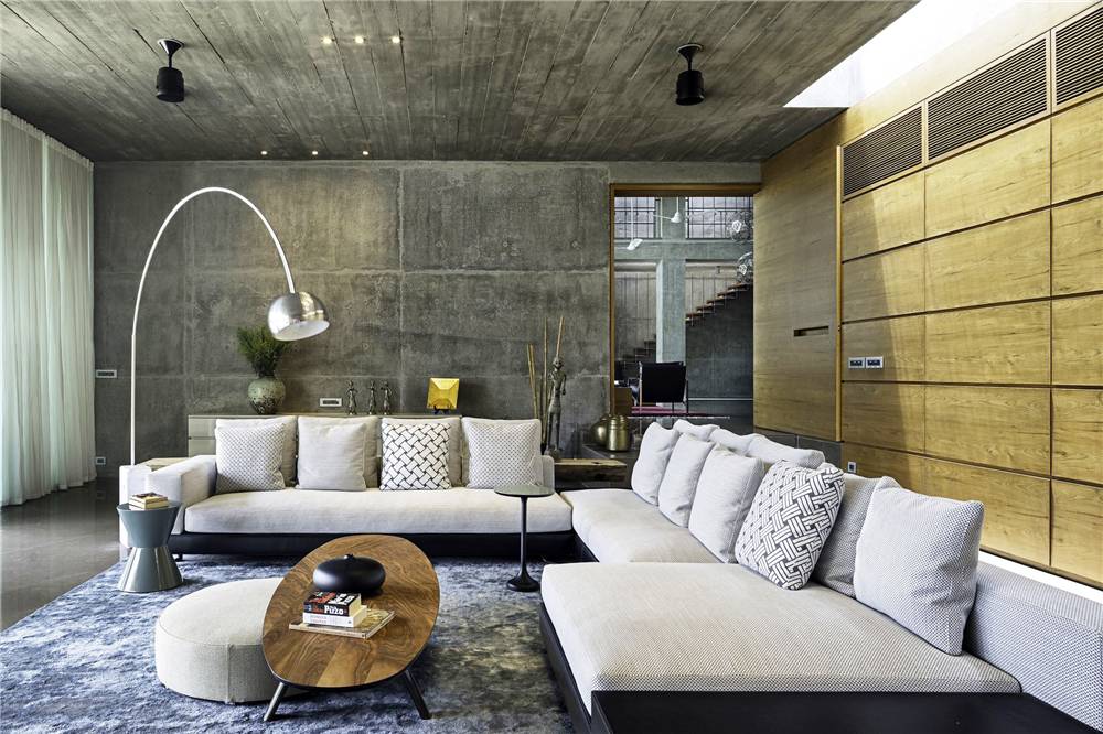 水泥毛坯房遇到中式禪意，最原生態(tài)的高級灰典