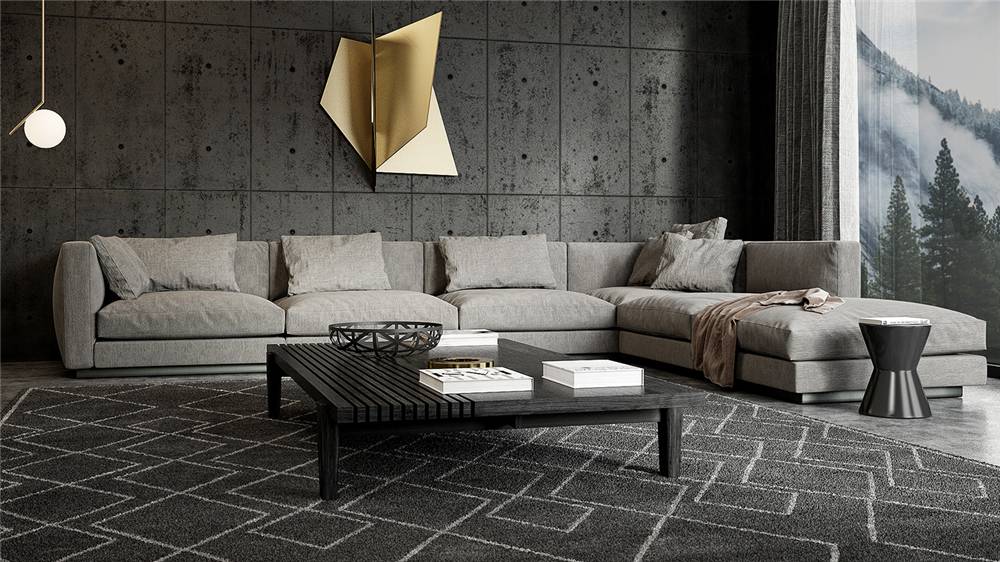 水泥毛坯房遇到中式禪意，最原生態(tài)的高級灰典