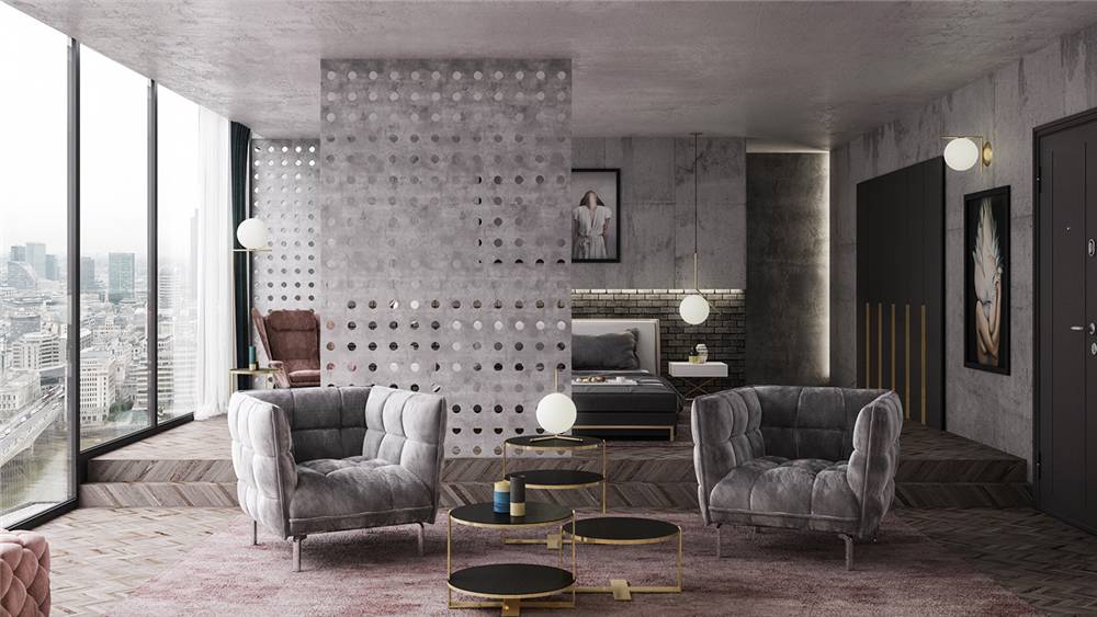 水泥毛坯房遇到中式禪意，最原生態(tài)的高級(jí)灰典