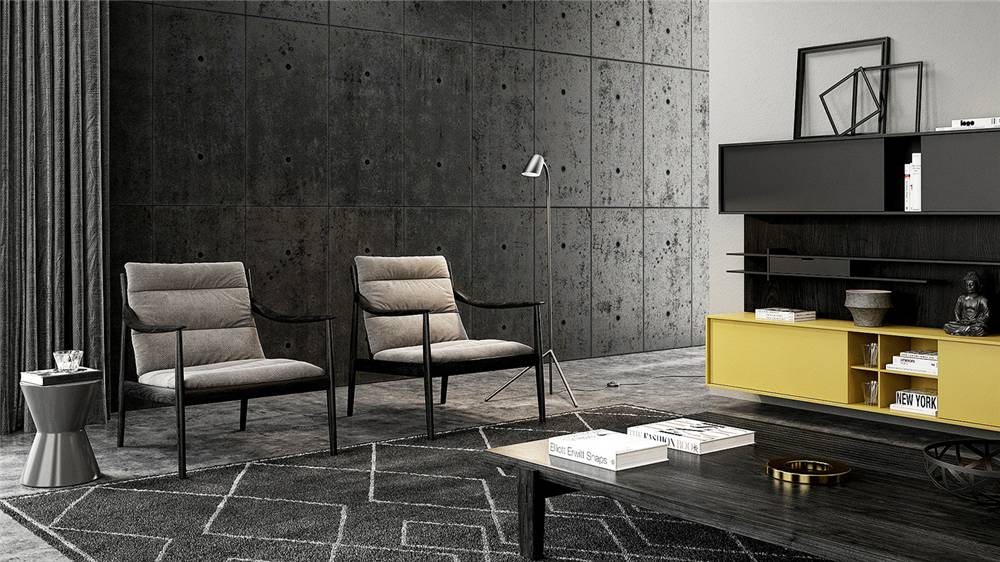 水泥毛坯房遇到中式禪意，最原生態(tài)的高級灰典