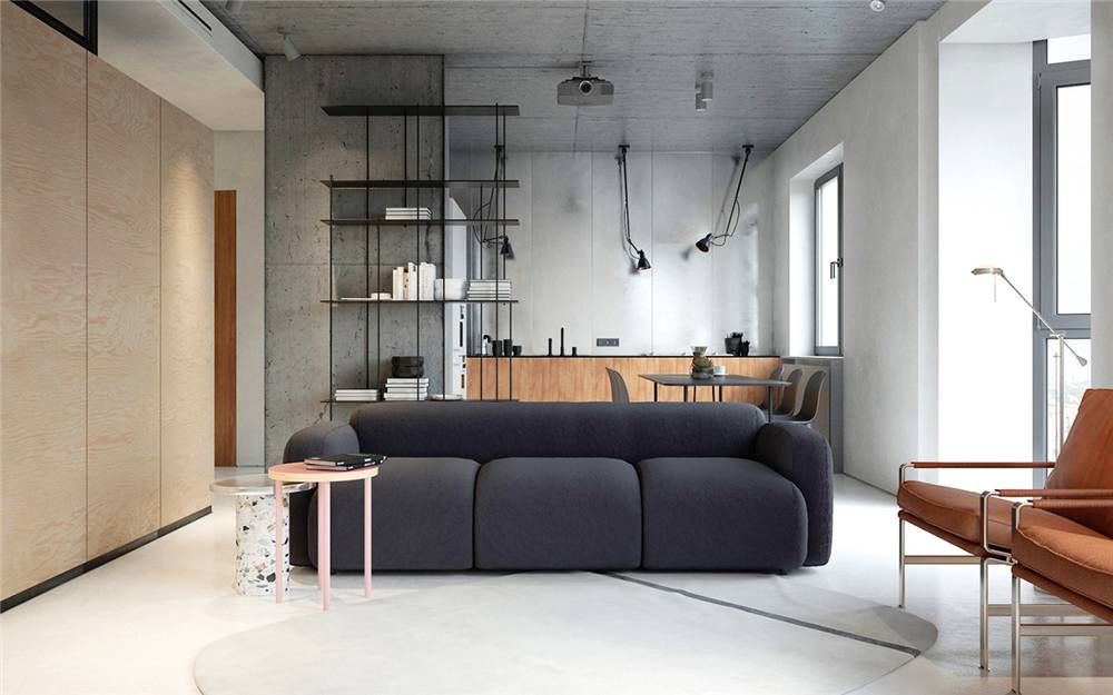 水泥毛坯房遇到中式禪意，最原生態(tài)的高級(jí)灰典