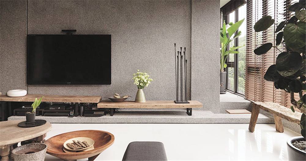 水泥毛坯房遇到中式禪意，最原生態(tài)的高級(jí)灰典