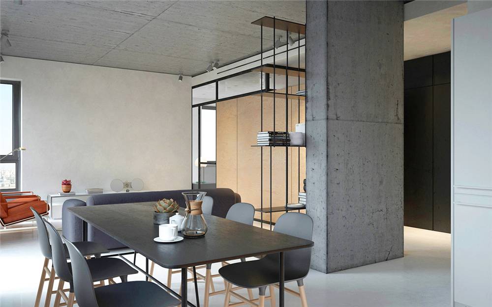 水泥毛坯房遇到中式禪意，最原生態(tài)的高級(jí)灰典