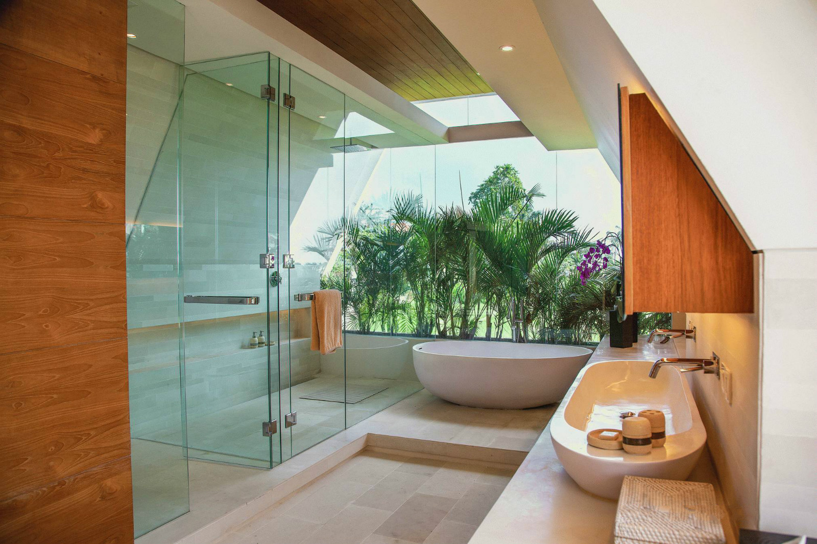 印度臨海別墅設計 新中式建筑中的木與石