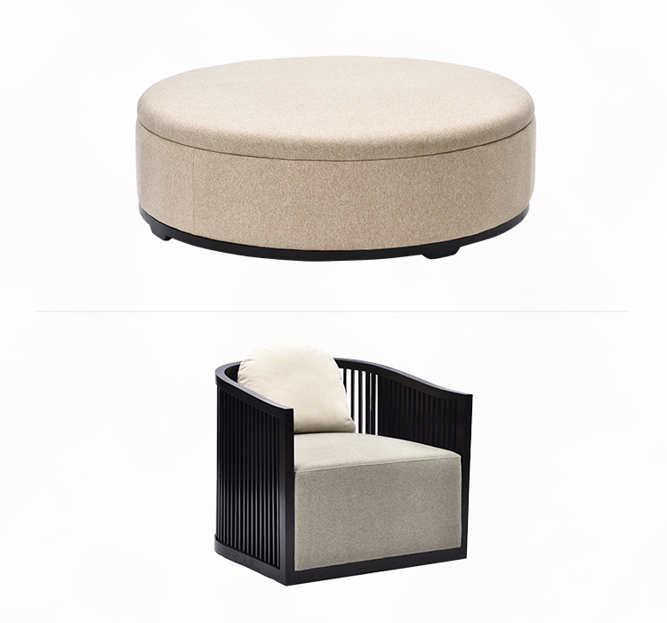 簡(jiǎn)約大方的實(shí)木新中式沙發(fā)