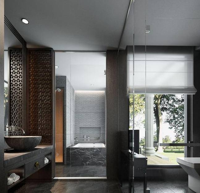 原來衛(wèi)生間也可以高大上，新中式衛(wèi)生間設(shè)計