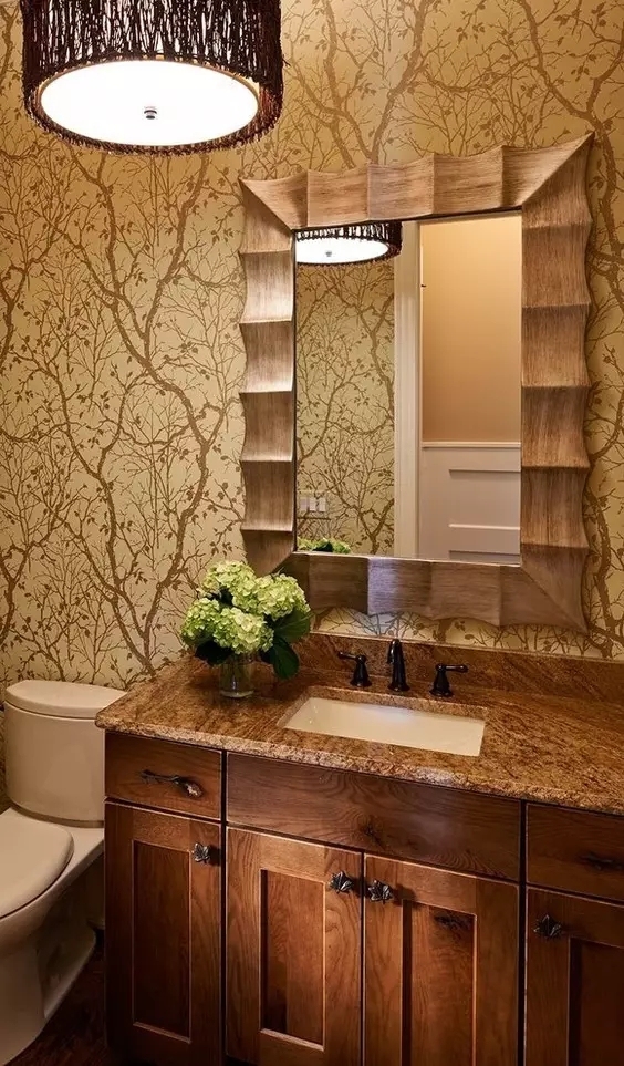 原來(lái)衛(wèi)生間也可以高大上，新中式衛(wèi)生間設(shè)計(jì)