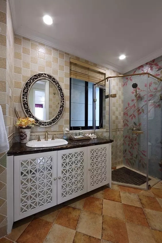 原來衛(wèi)生間也可以高大上，新中式衛(wèi)生間設(shè)計(jì)