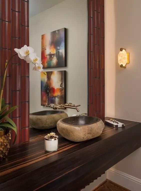 原來衛(wèi)生間也可以高大上，新中式衛(wèi)生間設(shè)計