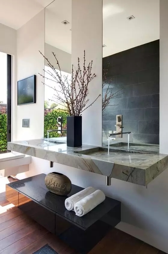 原來衛(wèi)生間也可以高大上，新中式衛(wèi)生間設(shè)計(jì)