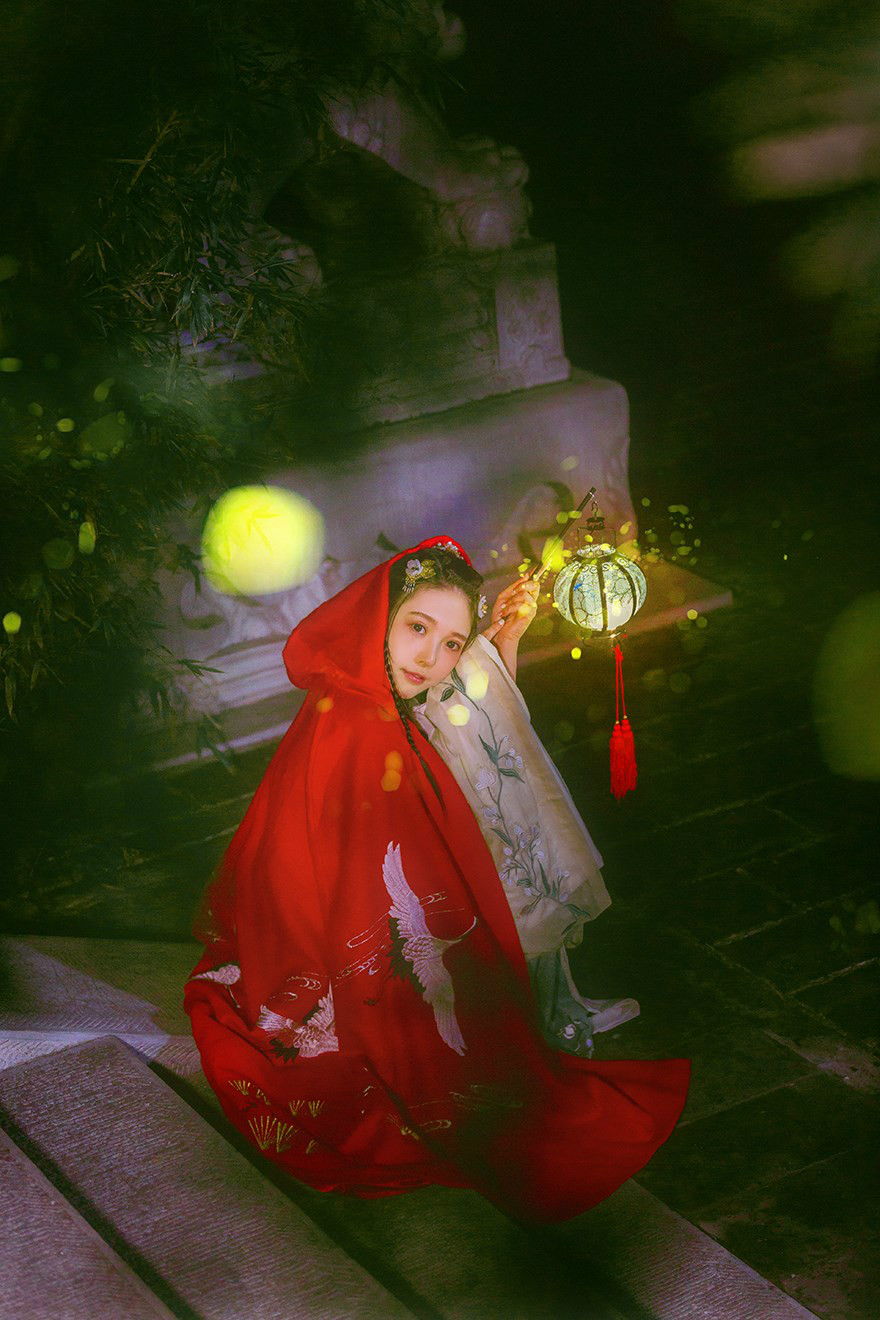 提燈少女古裝女子攝影