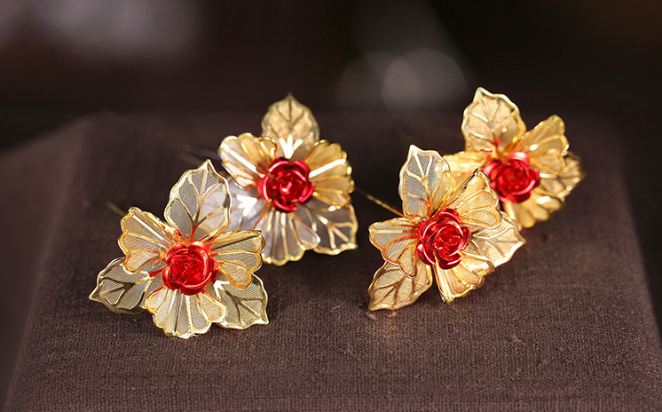 家佳樂文學中式新娘頭飾