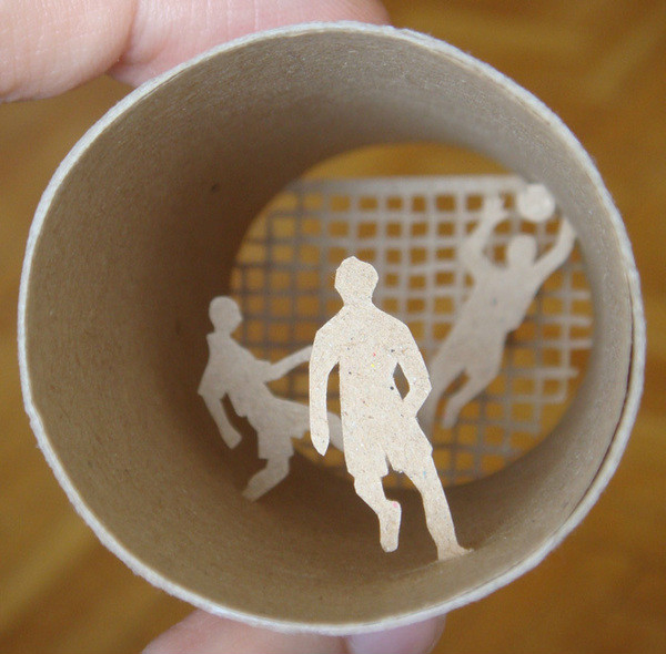 剪紙藝術，紙杯里的時光