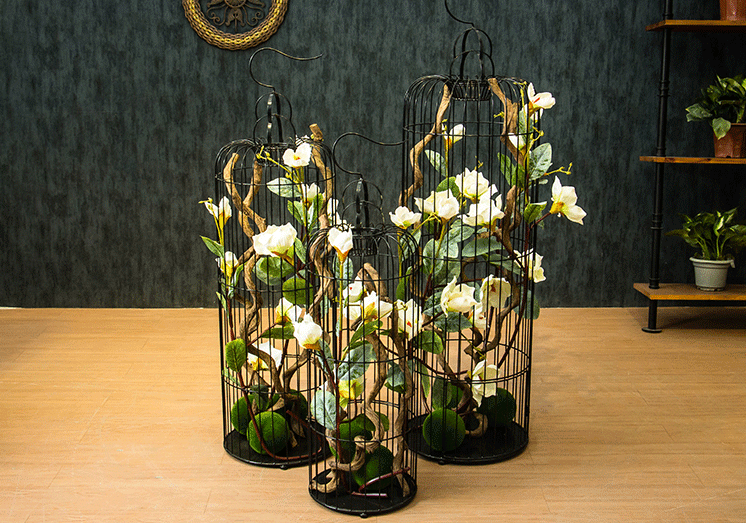 復古鐵藝鳥籠圖片