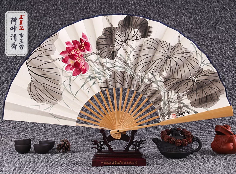 家佳樂文學(xué)手繪水墨畫折扇