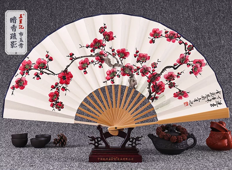 家佳樂(lè)文學(xué)手繪水墨畫折扇