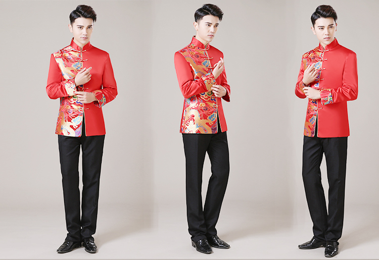 超有氣質的中式禮服中山裝