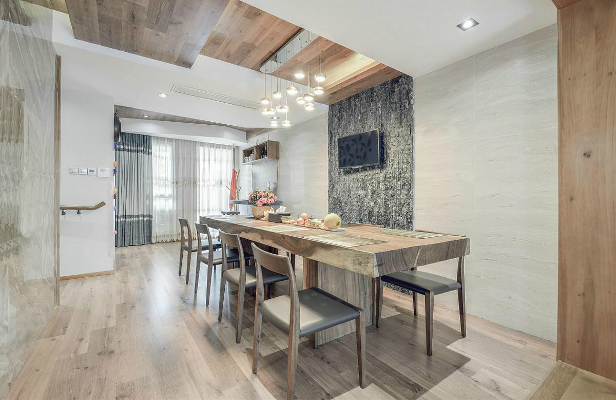 木色木香的居家空間裝修設(shè)計