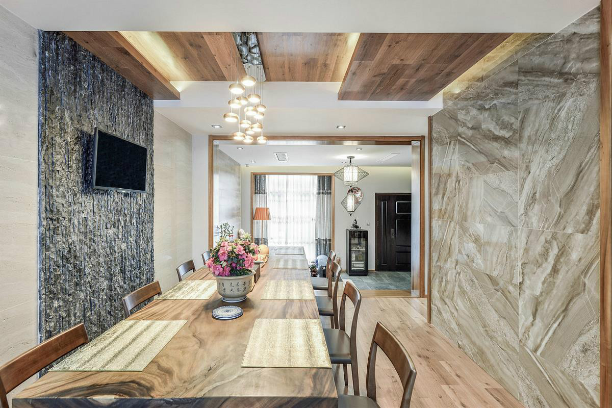 木色木香的居家空間裝修設(shè)計