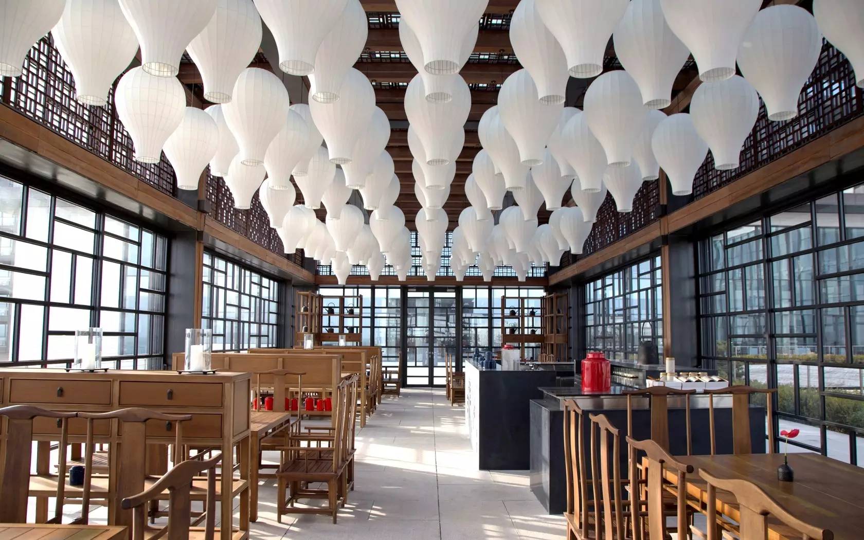 新中式建筑，涵碧樓中式酒店