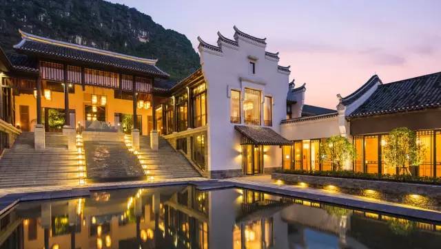 新中式建筑，悅榕莊中式酒店