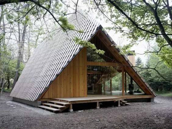 新中式建筑，創(chuàng)意三角屋