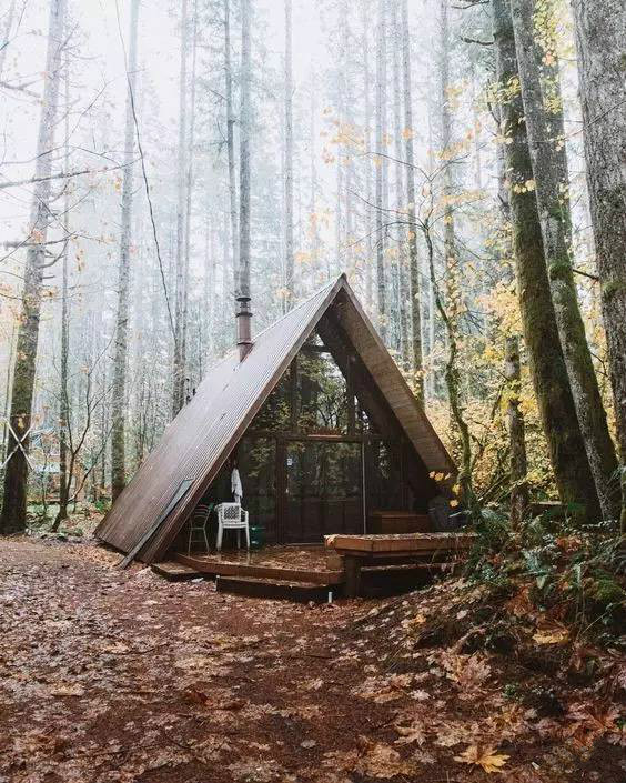 新中式建筑，創(chuàng)意三角屋