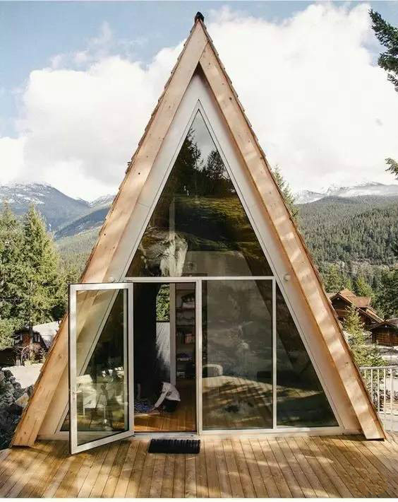 新中式建筑，創(chuàng)意三角屋