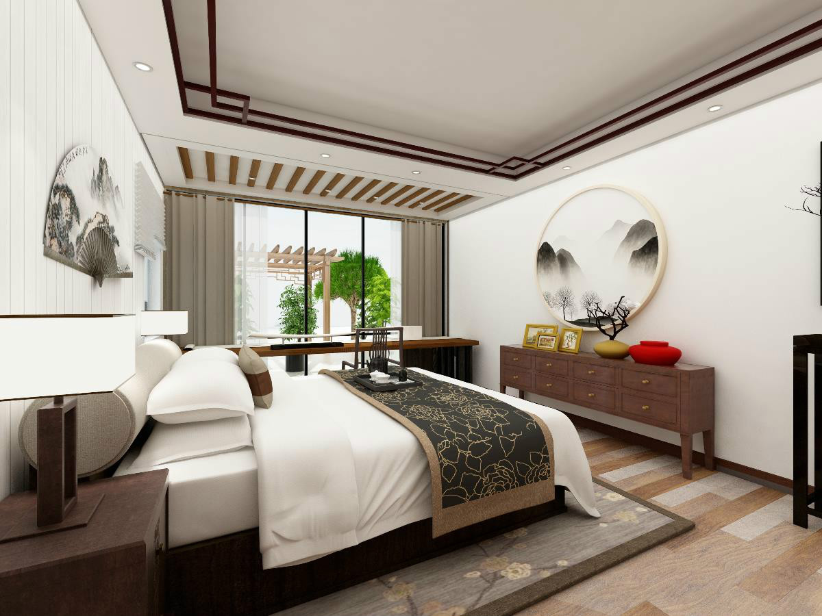 新中式，簡潔大氣的中式裝修