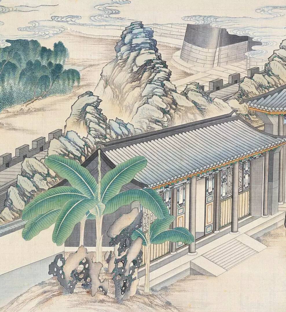 庭院深深，佳人依在