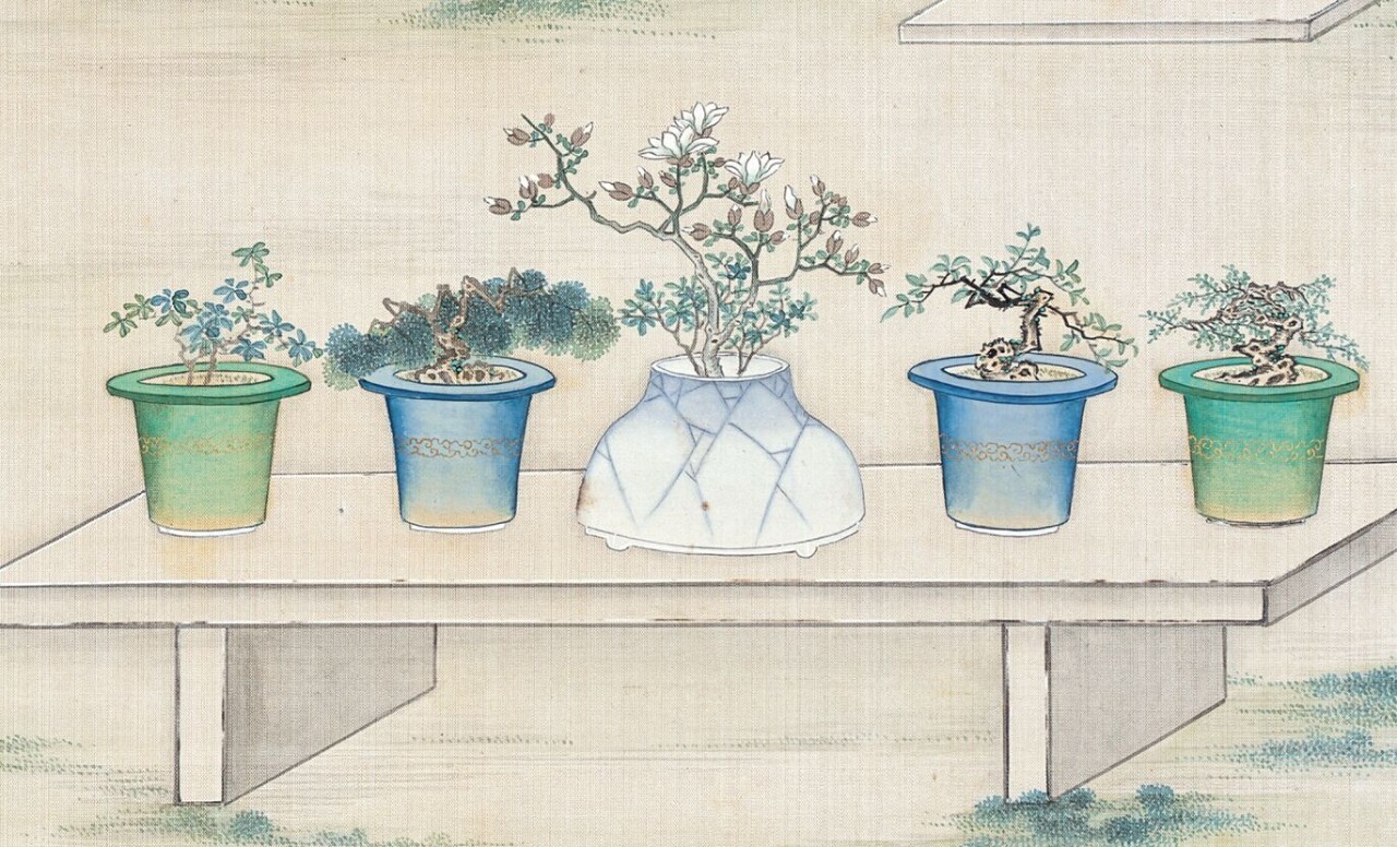 庭院深深，佳人依在