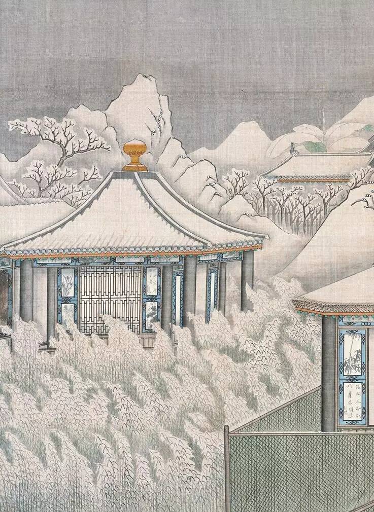 庭院深深，佳人依在