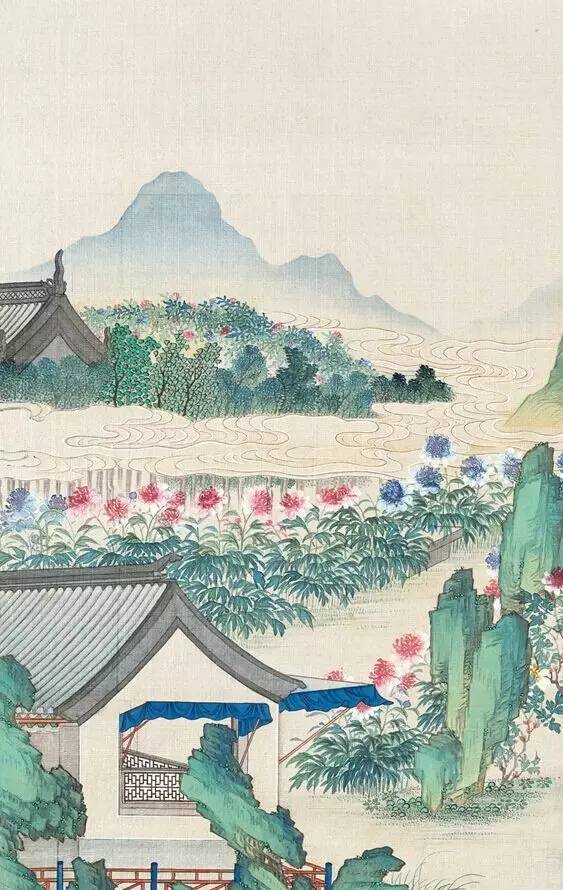 庭院深深，佳人依在